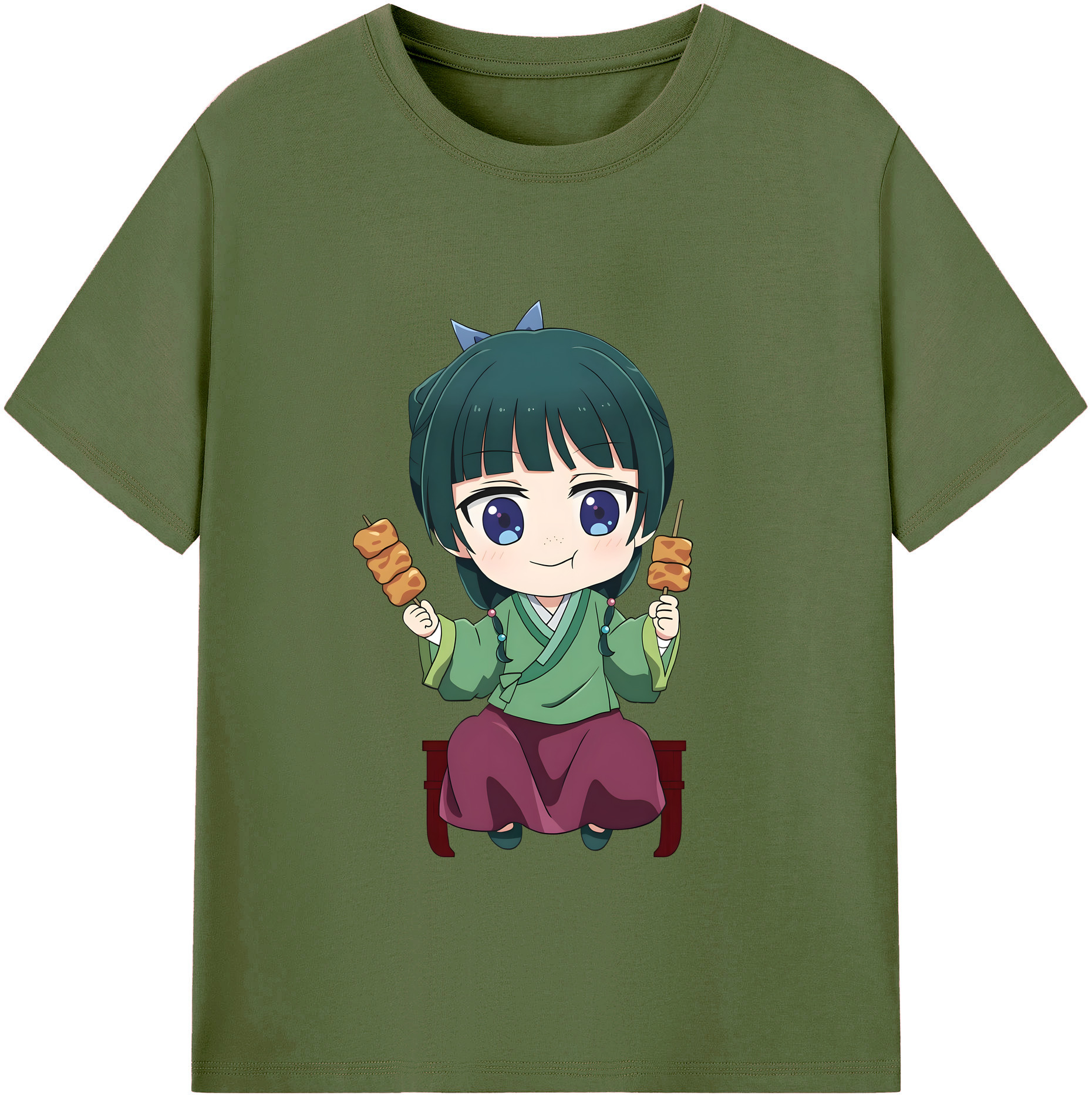（画像用） 薬屋のひとりごと The Apothecary Diaries 綿100％半袖Tシャツ（フロントプリント）